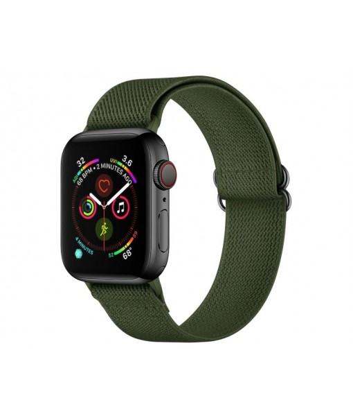 Curea Tech Mellow Compatibila Cu Apple Watch 4 / 5 / 6 / 7 / Se (42 / 44 / 45 Mm), Verde